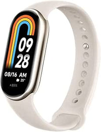 Mi Smart Band 8 - Pulsera de Actividad, Pantalla AMOLED, Monitorización de Frecuencia Cardíaca, 190 MAh, 150+ Modos Deportivos, hasta 16 Días de Autonomía, Dorado