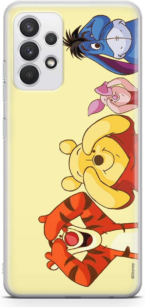 Ert Group Funda para teléfono móvil Samsung A32 4G LTE Original y con Licencia Oficial de Disney con diseño Winnie The Pooh and Friends 036, Funda Hecha de TPU