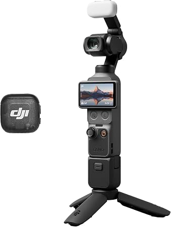 DJI Osmo Pocket 4 Creator Combo, kieszonkowa Cámara vlogowa z gimbalem