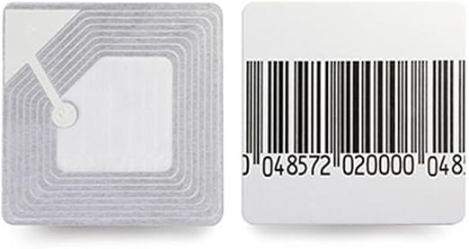 Etiquetas Antihurto RF 4x4 cm aprox 1000 Und