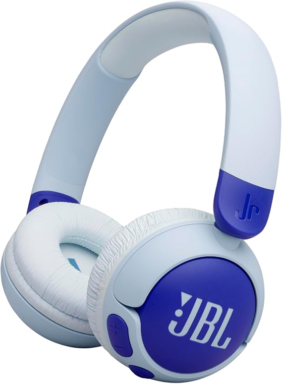 JBL Junior 320 BT, Casque Supra-auriculaire sans Fil pour Enfants, Bleu