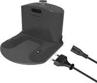 Geoviizon Base de Carga de Estación de Acogida. Accesorio Compatible con irobot Roomba E5 E6 I1 I3 I4 I6 I7 I8 500 600 700 800 900 - Negro - con cable de alimentación - Piezas de Recambio