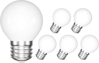 ENUOTEK Bombilla LED E27, Blanco Natural 4000K 540Lm, 4W Equivalente Bombilla Incandescente de 40W, Globo G45/P45 de Tornillo Casquillo E27 LED Bombilla, Ángulo de Luz de 360°, No Regulable, 6 Paquete