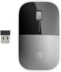 HP Z3700 - Ratón Inalámbrico (1200 PPP, 3 Botones y Rueda de Desplazamiento, Batería 16 Meses de Duración, Tecnología LED, USB y Windows Vista/7/8/10 Disponible), Color Plateado