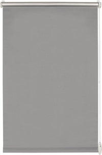 GARDINIA EASYFIX Estor enrollable con reverso térmico para enganchar o pegar, Estor enrollable opaco sin taladrar, Protección térmica, Ahorro energético, Gris, 70 x 150 cm (AnxAl)