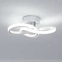 Toolight Plafón LED 22W 6500K Blanca 25cm Diseño Floral Pasillo Baño