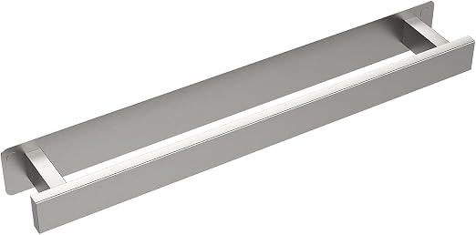 Ibergrif M34457A Toalleros Adhesivo 40CM, Dos métodos de instalación (Adhesivo y Perforación),Toallero para Baño Toalleros Barra Sin Taladro, Acero Inoxidable, Cepillado