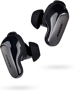 Bose QuietComfort Ultra Auriculares, Auriculares inalámbricos con cancelación de ruido, Bluetooth, Sonido espacial, Batería de larga duración, Auriculares de alta gama para hacer deporte, Negro