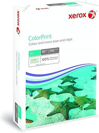 Xerox 003R95255 Premium Farblaser-Papier Druckerpapier DIN A3, 90 g/m², 500 Blatt pro Pack, weiß