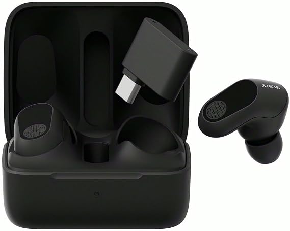 Sony INZONE Buds, Auriculares True Inalámbrico Gaming, Transceptor de Baja latencia, Compatible con PC y PS5, 360 Spatial Sound, Ligeros y cómodos, Cancelación de ruido, Micrófono IA, 24 Horas batería