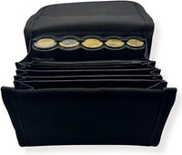 Riñonera compacta Profesional con dispensador de Monedas, portamonedas Incluido, Diseño Ligero para camareros, taxistas. Cierre magnetico