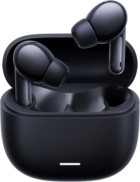 XIAOMI Redmi Buds 6 Lite - Auriculares inalámbricos, cancelación de Ruido, Ligeros, hasta 36 Horas de autonomía, Bluetooth 5.3, Negro (Versión ES)
