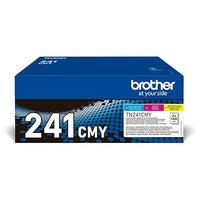 Brother TN241CMT Pack 3 Cartuchos de tóner (Cian/Magenta/Amarillo), para Las impresoras HL3140CW, HL3150CDW, HL3170CDW, DCP9015CDW, DCP9020CDW, MFC9140CDN, MFC9330CDW, MFC9340CDW