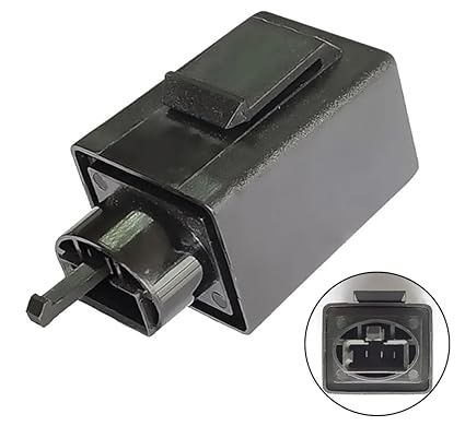Rele electrónico de 3 pines para intermitentes leds, compatible con la mayoría de modelos Honda. FLASHER RELAY 3 PIN