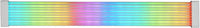 Mars Gaming MCA-16X, Cable de Alimentación ARGB 16PIN (8+8) PCIe para Tarjeta Gráfica, LEDs Ultra-brillantes, Iluminación ARGB Sincronizada, Cable Monocapa de Silicona Flexible con Tira de Luz Lateral