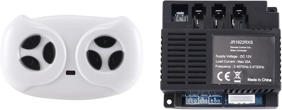 NISHZHU JR1922RXS 12V Kids Electric Vehicle 2.4G Bluetooth Remote Control y Receptor para Niños Electric Vehicle Parts