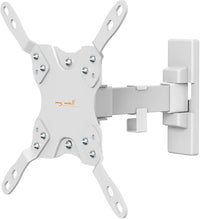 mywall Soporte de pared HF11-1WL para Flachbildschirme, VESA 75-200, Größe von 23-42 Zoll, Neigung +5°/-12°, 180° Drehbar, Monitorhalterung, Bildschirmhalterung con Kabelaufhängung