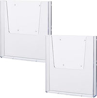 helit H2350202-2 - Prospekthalter Wand the help wall DIN A4, 2 Stück, transparent
