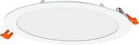 Osram Downlight Slim 225mm, LED Einbauleuchte, 22W, 6500K kaltweiß, 2000 Lumen, flaches Design, IP20, einfache Montage für Wohnräume und Küchen, Weiß