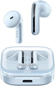 XIAOMI Redmi Buds 6 Active - Auriculares inalámbricos, cancelación de Ruido, Ligeros, hasta 36 Horas de autonomía, Bluetooth 5.3, Azul (Versión ES)