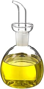 DAMDAM GO Aceitera de Cristal Antigoteo 500 ml en Caja, 500ml