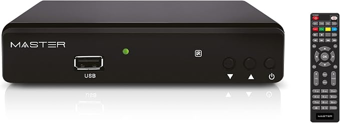 Receptor Digital Terrestre DVB-T2 H.265 HEVC (Compatible apagón 2024) · Salida HDMI, euroconector y ethernet