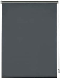 Deco Company Estor enrollable térmico sin taladrar, Montaje con pinza, Óptima reflexión de la luz, Ahorro energético, Opaco, Todas las piezas de montaje incluidas, Antracita, 55 x 150 cm, 1 unidad