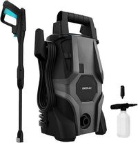 Cecotec Hidrolimpiadora de Alta Presión HydroBoost 1400 Essential. 1400W, Hogar, Jardín o Coche, Caudal de 426 l/h, Presión 105Bares, Bomba de Aluminio, Radio de Acción 9 Metros
