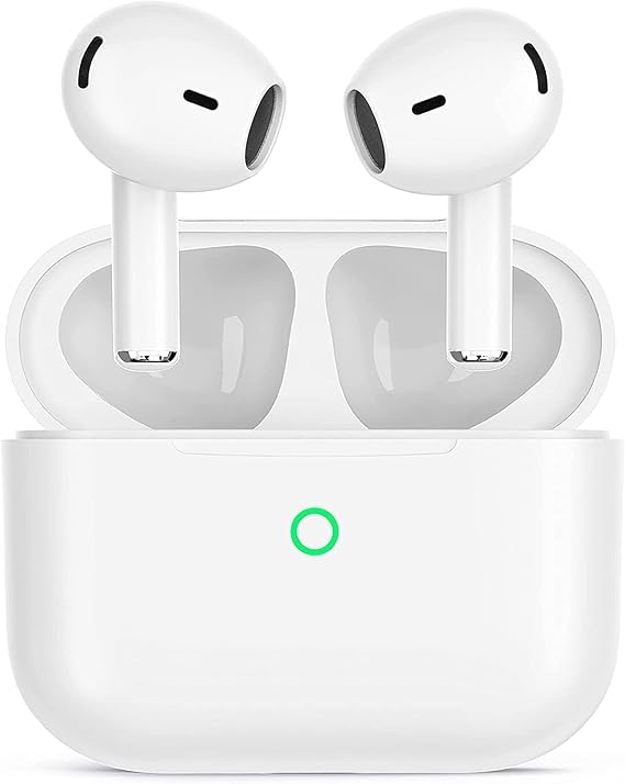 Auriculares Inalámbricos, Auriculares Bluetooth 5.3 In Ear Audifonos Inalambricos con 4 ENC Cancelacion de Ruido Mic, 50H HiFi Estéreo Cascos, Control Táctil IP7 Impermeable para iPhone Android iOS