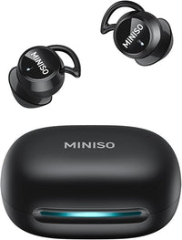 MINISO MS217 - Auriculares para dormir, 4-1 con 165 idiomas y 8 modos, cancelación pasiva de ruido para dormir de lado, ajuste suave y cómodo, Bluetooth 6.0 inalámbrico estable para dormir, trabajo