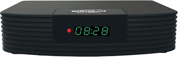 Digiquest Digital Terrestre Skill Voice Box Works with Alexa, DVB-T2, Negro