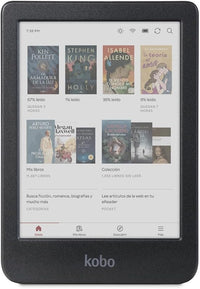 Kobo Clara Colour | eReader | Pantalla E Ink Kaleido™ 3 en Color de 6” sin Reflejos | Opción de Modo Oscuro | Resistente al Agua | Audiolibros | 16 GB de Almacenamiento | Negro