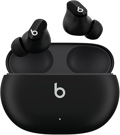 Beats Studio Buds – Auriculares intraurales Totalmente inalámbricos con cancelación del Ruido – Auriculares Bluetooth Resistentes al Sudor, compatibles con Apple y Android – Negro