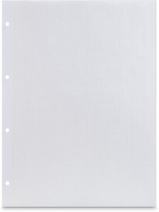 Hama | Hojas para Álbum de Anillas 23,3 x 31 cm 25 Unidades Blancas
