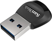 SanDisk MobileMate USB 3.0 Kartenleser (Für microSD Speicherkarten, kompaktes und robustes Design, abwärtskompatibel mit USB 2.0, 170 MB/s Übertragung)