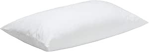 PIKOLIN Home - Almohada de Fibra Hipoalergénica - Funda Exterior de Algodón con Tratamiento Antiácaros - Firmeza Baja, Dormir Boca Abajo, Almohada 60 cm, 60x40cm