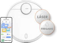 XIAOMI Robot Vacuum S12 - Robot Aspirador y fregasuelos con Sistema Inteligente de navegación láser (LDS), succión de 4000 Pa, rutas de Limpieza en Zigzag, Blanco