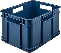 keeeper Boîte de Rangement avec Poignées, Boîte Euro M, Procyclen, 16 L, Bruno Eco Line, Eco Bleu