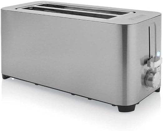 Princess 142402 Tostadora de acero con 2 ranuras largas - 7 niveles - 1400 W