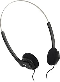T'nB Arko, Casque Filaire pour PC, Smartphone, Mac, Tablette, Universel Stéréo, Arceau Réglable, Ultra Léger et Confortable, Prise Jack Gold 3,5 mm, Ergonomique, Câble 1.10 Mètres – Noir