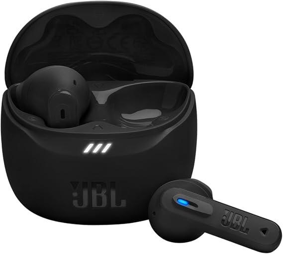 JBL Tune Flex 2, Auriculares con Cancelación de Ruido, Negro