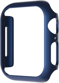 Funda rígida Anybase de policarbonato para Apple Watch de 41 mm Series 8/9/SE 2, diseño ultrafino, parte trasera abierta, protección transparente, color rosa.