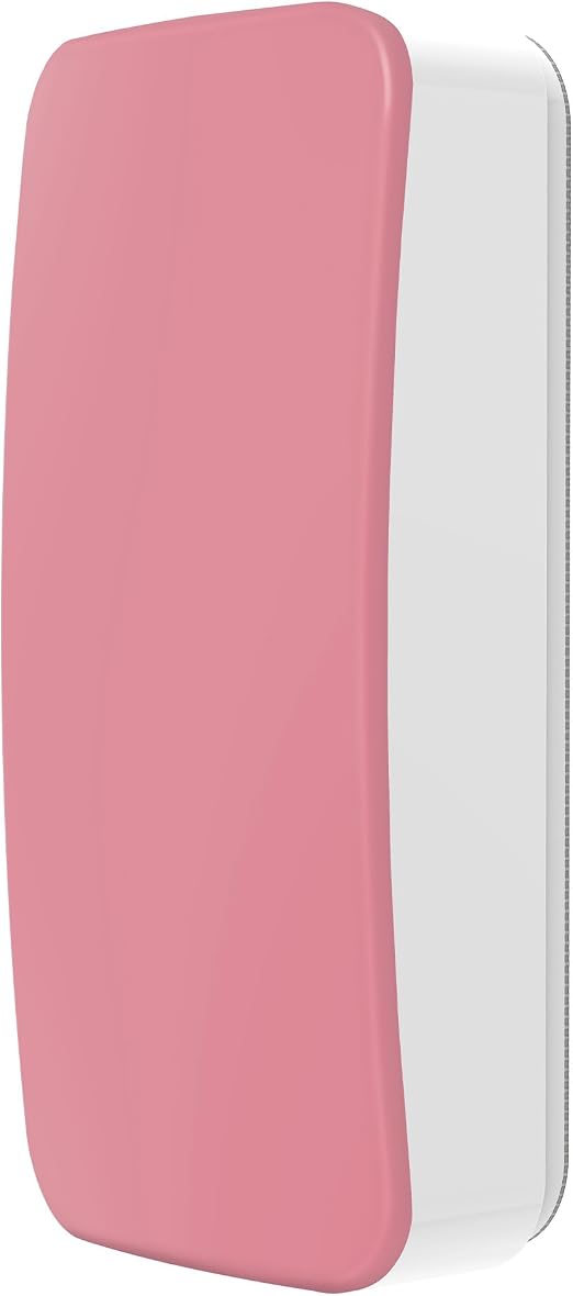WallDeca Borrador para Pizarra Blanca, Base de Fieltro, Borrador Magnético para Tablero de Borrado en Seco, Compatible con Todas las Superficies de Borrado en Seco, Tableros de Vidrio (Rosa)