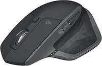 Logitech MX Master 2S Bluetooth Edition Wireless Mouse, Desplazamiento superrápido, multisuperficie, ergonómico, Recargable, se Conecta a 3 Ordenadores Mac/PC - Grafito