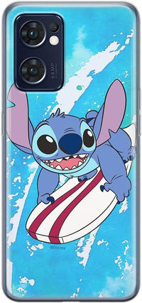 Ert Group Funda para teléfono móvil OPPO Reno 7 5G Original y con Licencia Oficial de Disney con diseño Stitch 003 Perfectamente Adaptada a la Forma del teléfono móvil, Funda Hecha de TPU