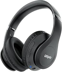 Uliptz Auriculares inalámbricos Diadema, 65H Tiempo de Juego, Bluetooth 5.3 HiFi con Micrófono, 6 Modos de Sonido EQ, para PC/Teléfono