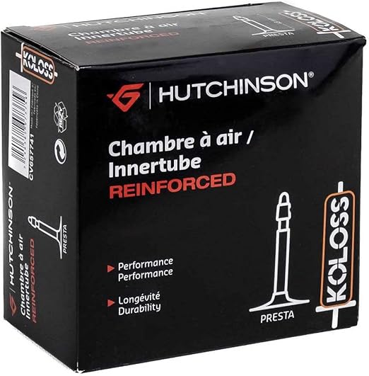 HUTCHINSON - Cámara de Aire - MTB - Reforzada - Resistencia y Antipinchazos - Válvula Presta - Espesor 1,2 mm - 48 MM
