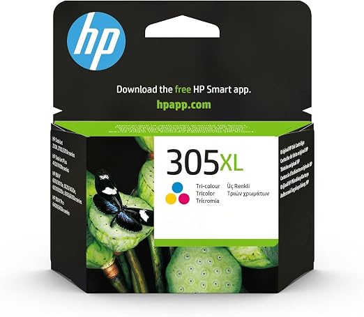 HP 305XL 3YM63AE - Cartucho de Tinta de Alta Capacidad, Compatible con Impresoras de Inyección de Tinta HP Deskjet Series 2700, 4200, Envy Series 6020, 6030, 6400, 6430, Tricolor
