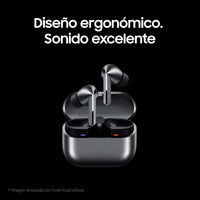 Samsung Galaxy Buds3 Pro - Auriculares Inalámbricos, Cancelación de Ruido, Bluetooth, Audio 361, Sonido Hi-Fi, Gris (Versión Española)