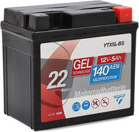 Batería Moto CARTEC YTX5L-BS 5Ah 80A Batería Tecnología Gel Fabricante Equipo Original Calidad Ciclo Almacenamiento Seguro Mantenimiento